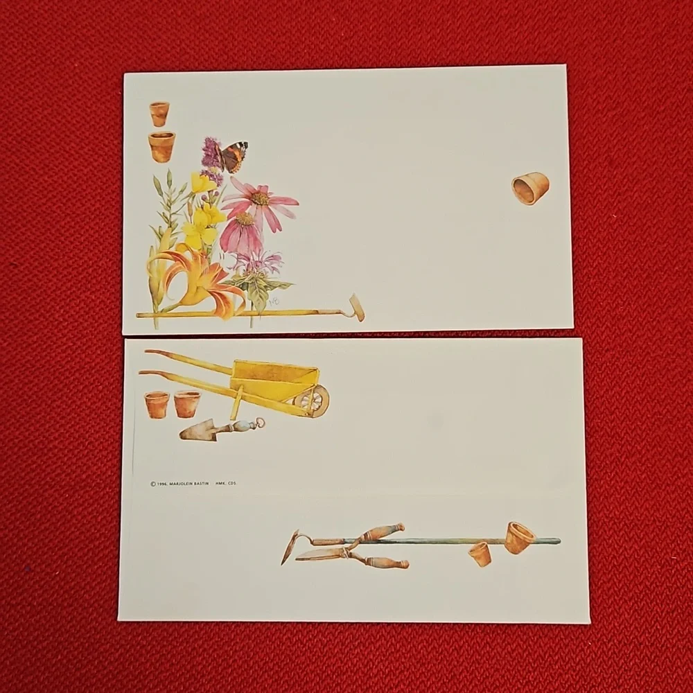 Marjolein Bastin 'Nature's Sketchbook' lot tissue paper and envelopes Hallmark